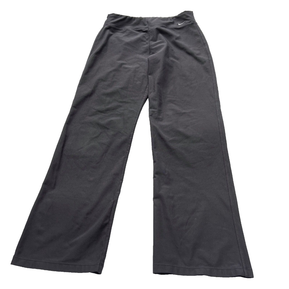 Nike Workout Pants 224172 Size M 8 - 10 Gray Yoga Running Straight Leg